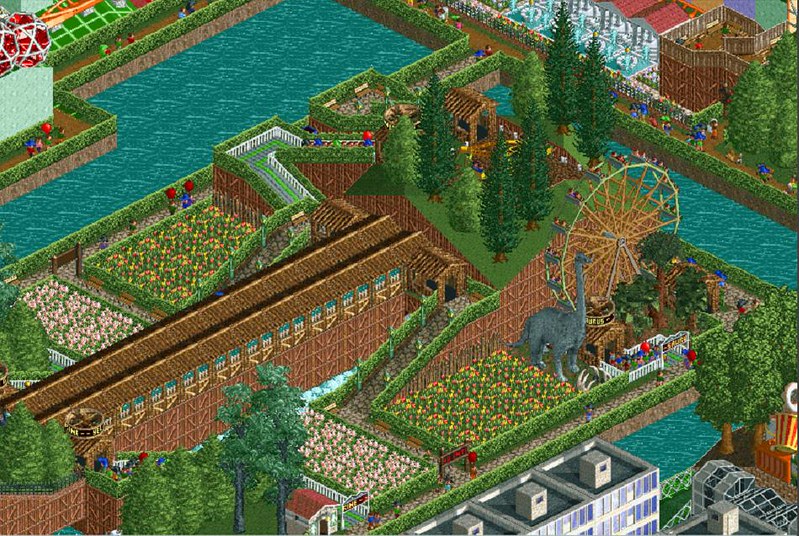 RollerCoaster Tycoon Childhood Game