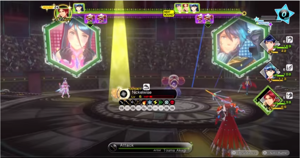 Game Play from Tokyo Mirage Sessions 
