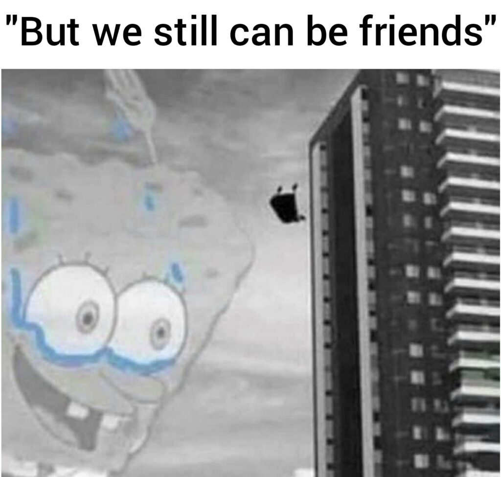 spongebob, just be friends, meme