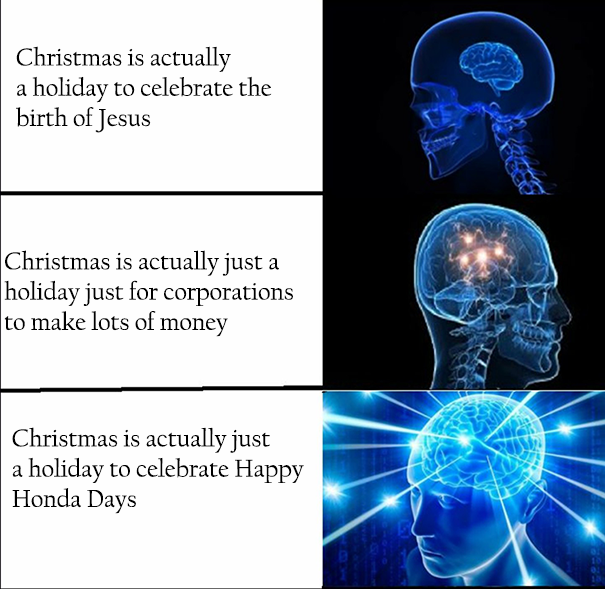 Big Brain Meme, Happy Honday Days Meme, Holiday Meme