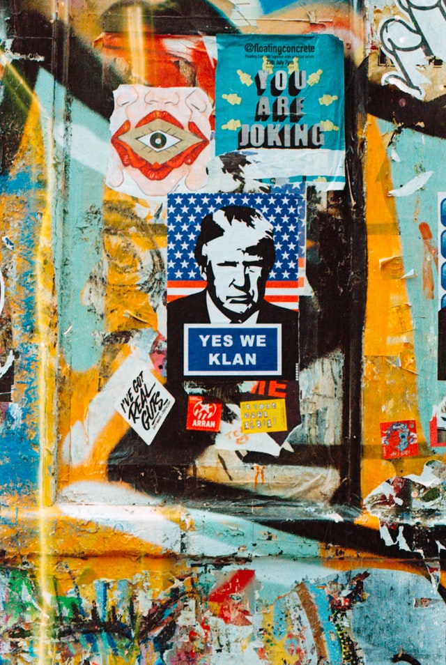 Trump sticker, Yes we klan