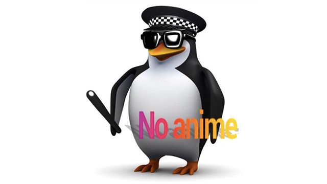 No anime penguin meme