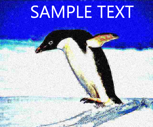 deep fried penguin sample text 