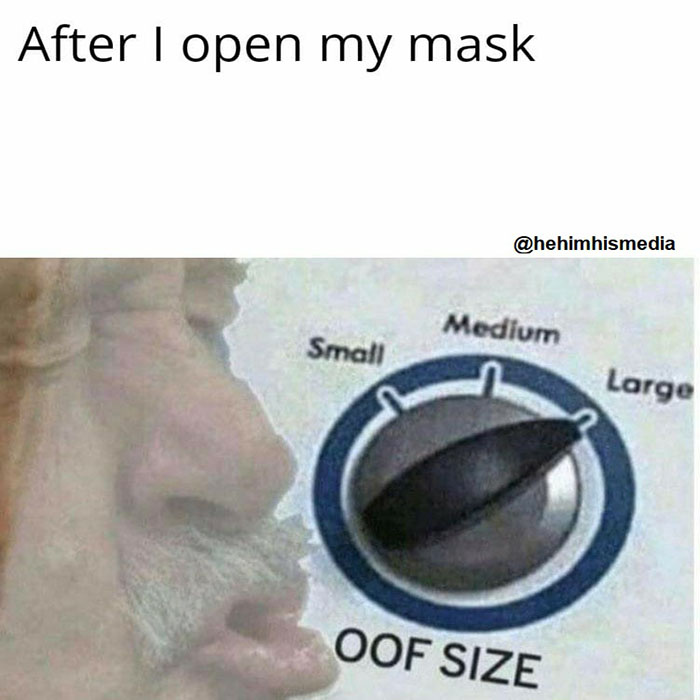 taking off mask meme